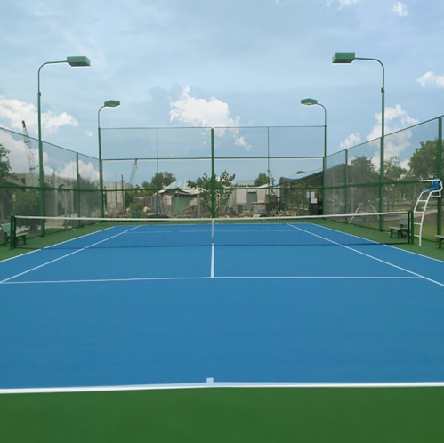 sơn sân tennis 3 lớp nền ciment