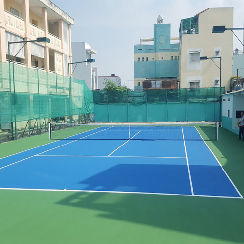 sơn sân tennis 7 lớp