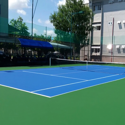 sơn sân tennis phổ biến