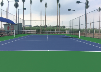 sơn sân tennis tiết kiệm 4 lớp