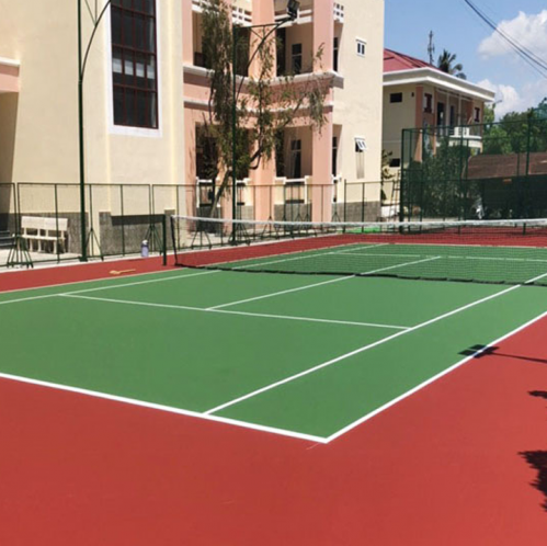 sơn sân tennis tiết kiệm 6 lớp