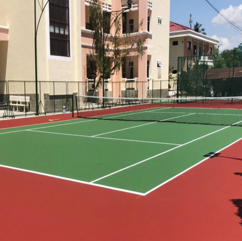 sơn sân tennis tiết kiệm 6 lớp 