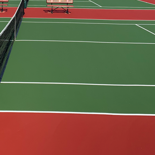 sơn sân tennis với sơn cao su