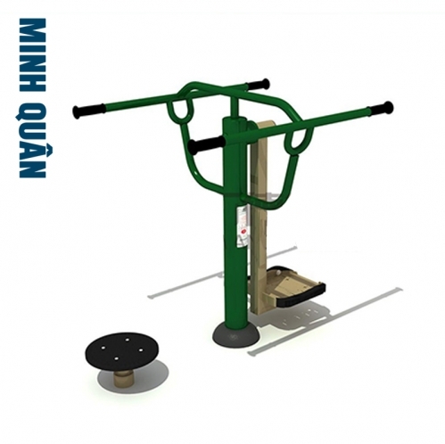 lưng bụn kết hợp xoay eo