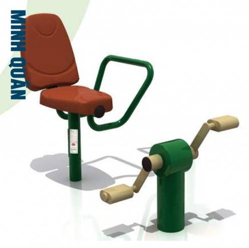 ĐẠp xe tỰa lƯng xanh nÂu