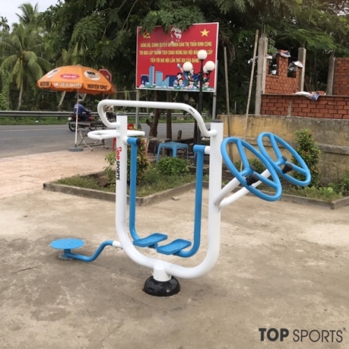 16 cụm đi bộ trên không xoay eo tay vai
