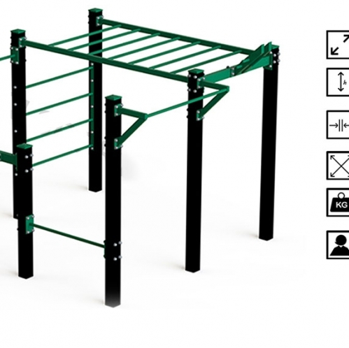 9. dụng cụ tập thể dục ngoài trời đa năng 2